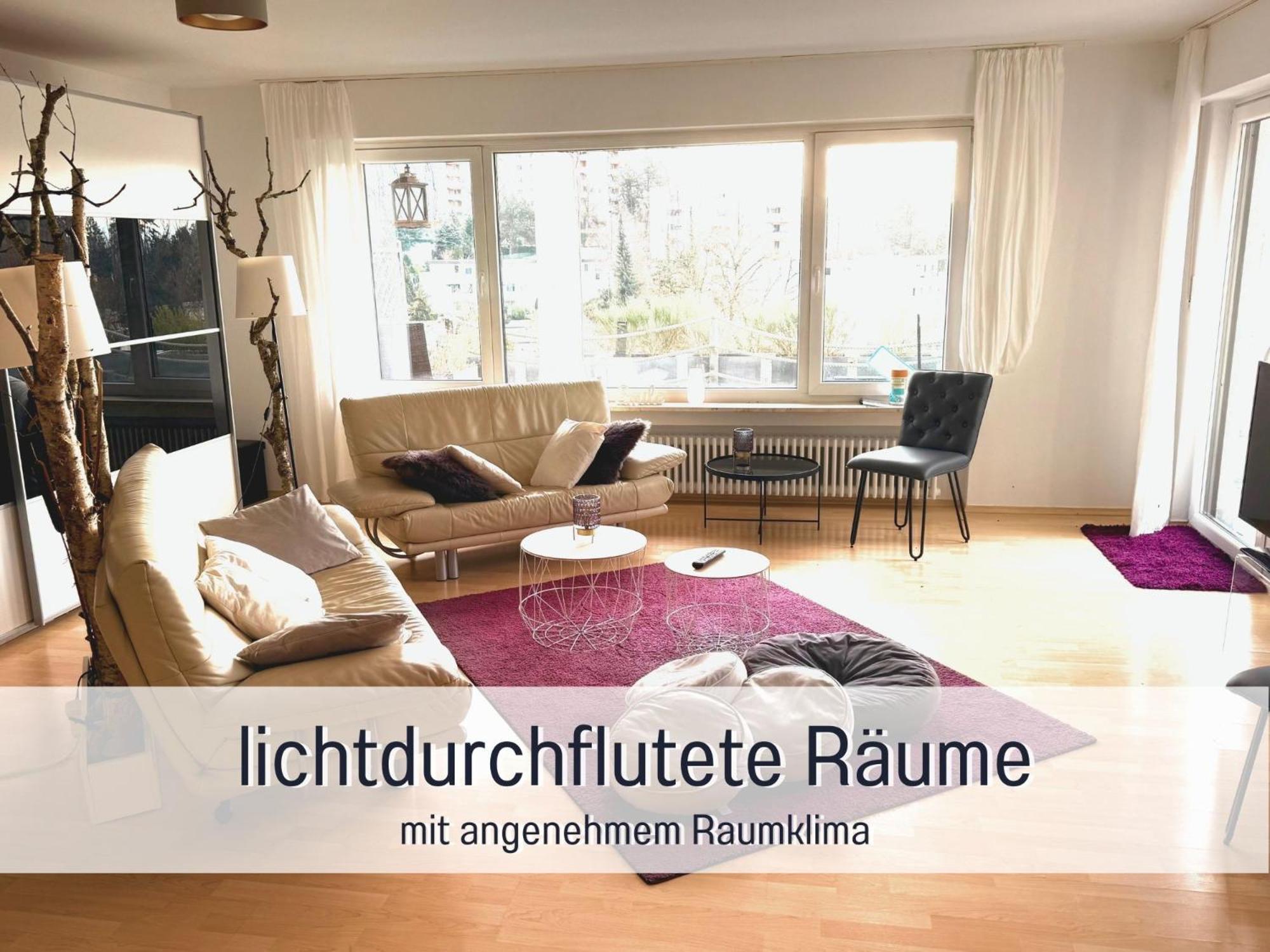 Penthouse - 3 Schlafzimmer- Sonnige Dachterrasse -Whirlpool & Alpenblick - Perfekt Fuer Romantik Oder Familienurlaub Mit Kind, Hund Willkommen - By Ferienwohnenamsee - 于伯林根 外观 照片